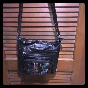 Black crossbody purse